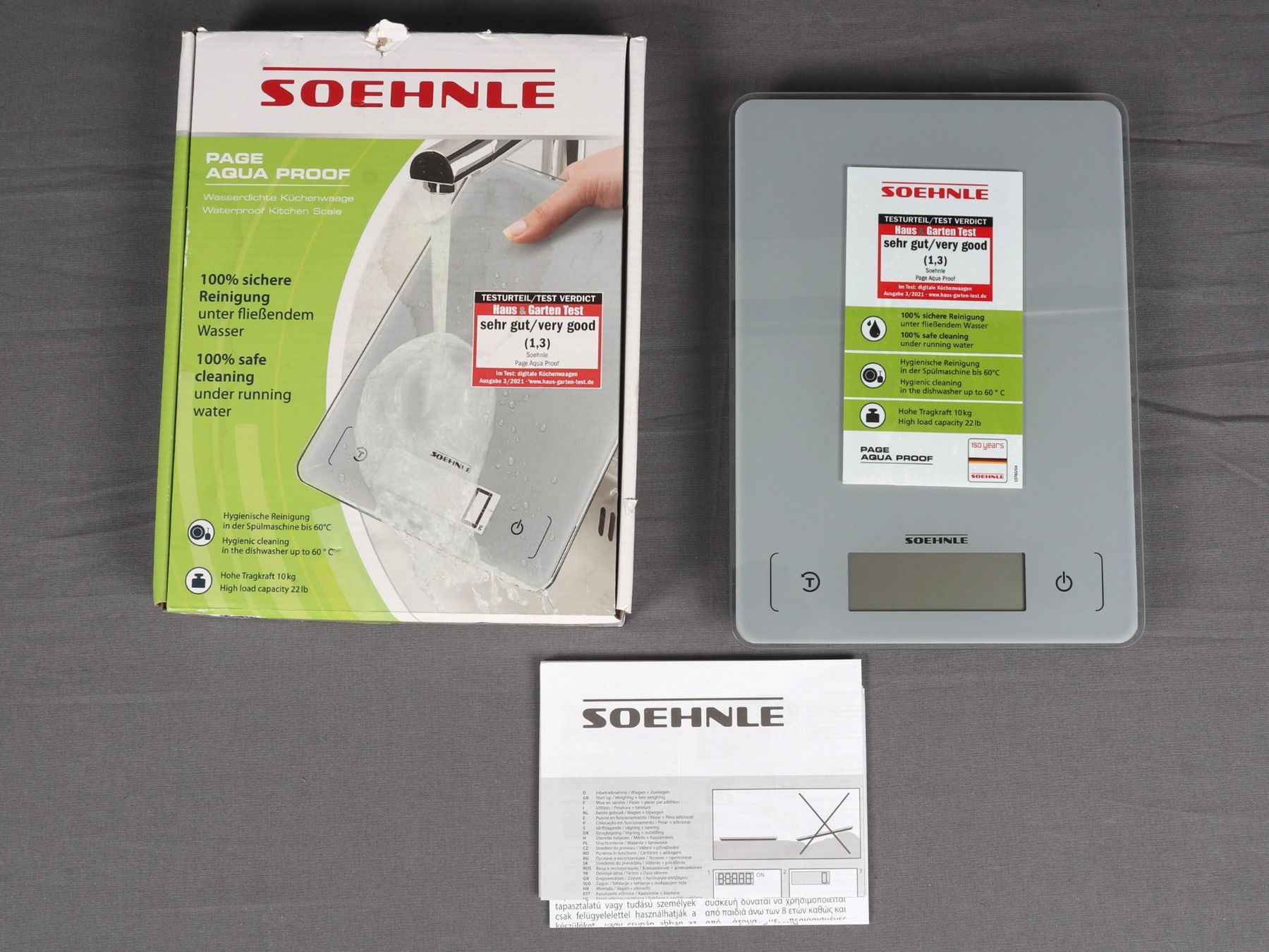 Soehnle Bilance da cucina: SOEHNLE Wasserdichte Küchenwaage – Nuovo (secondo la descrizione) da Steinen venduto da Restwert_Steinen