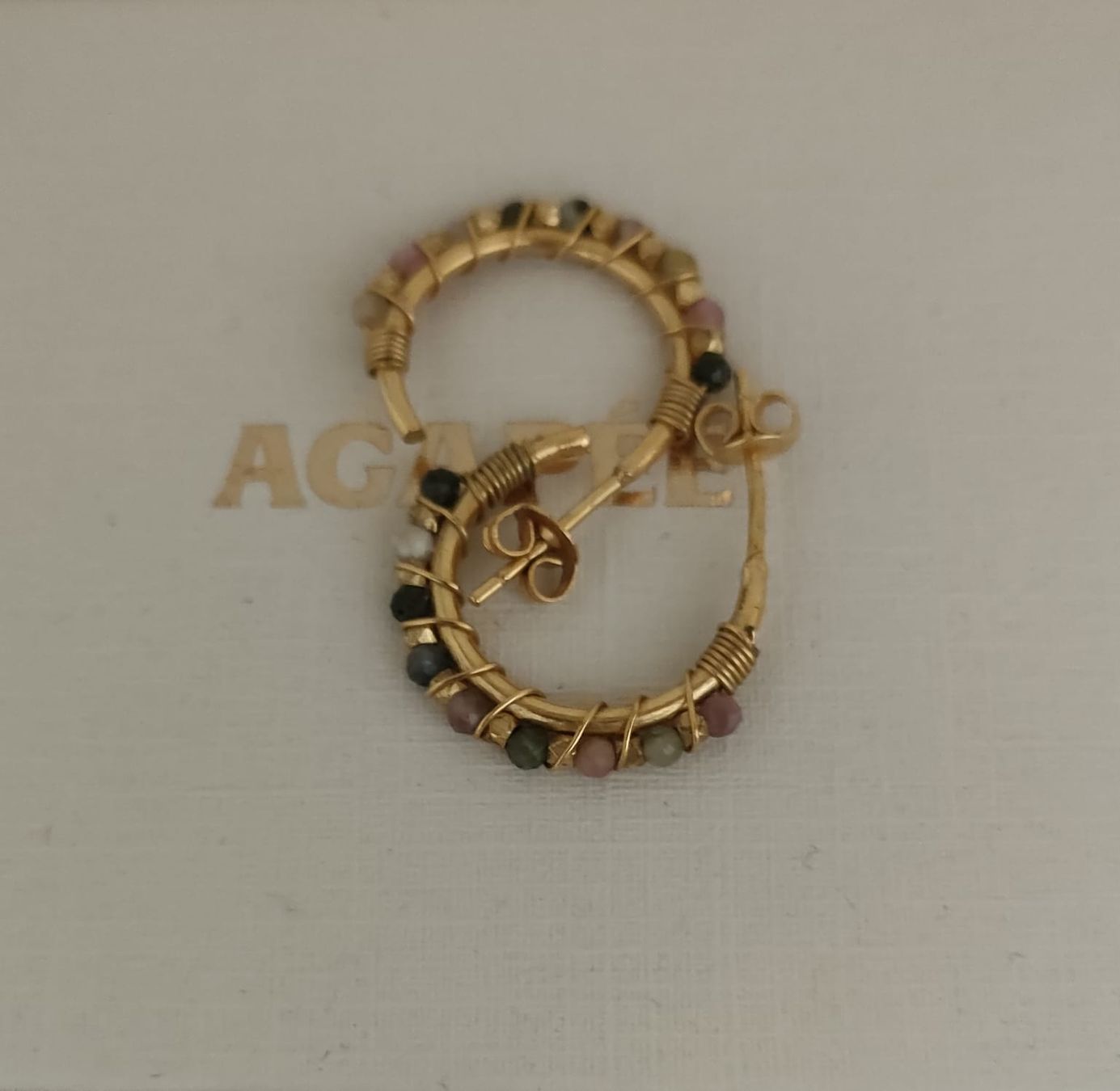 Boucles d'oreille: créoles AGapé – D'occasion à Pully par belleisa01 1