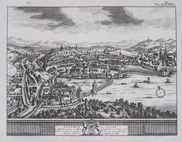 Luzern Originalkupferstich von 1778