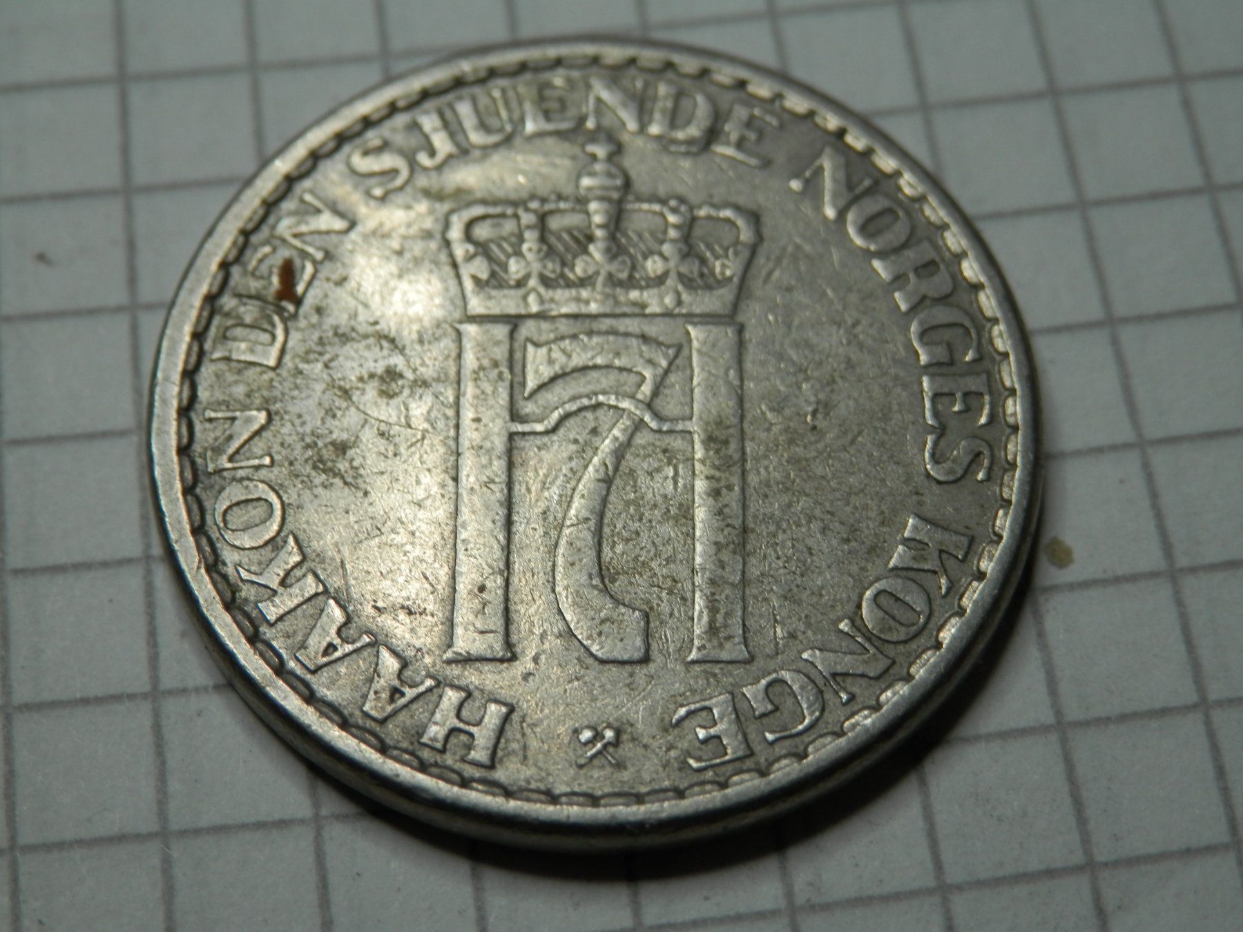 Tutti le monete: Norwegen  1 Krone, 1955 – Usato da Weiach venduto da weiach81 1