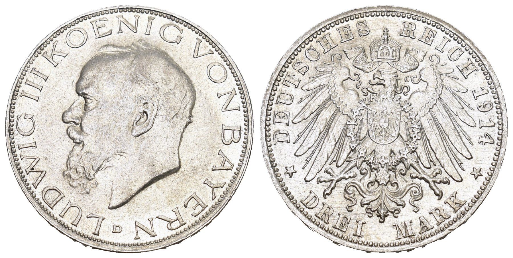 Alle Münzen: Bayern 1914 – Gebraucht aus Bern von numismatictops