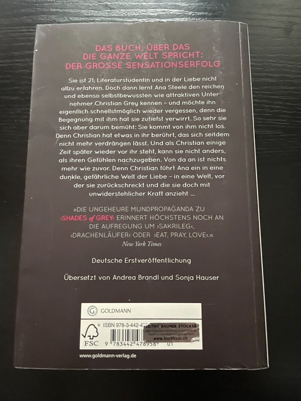 Libri: Shades of Grey – Usato da Fislisbach venduto da arse 1