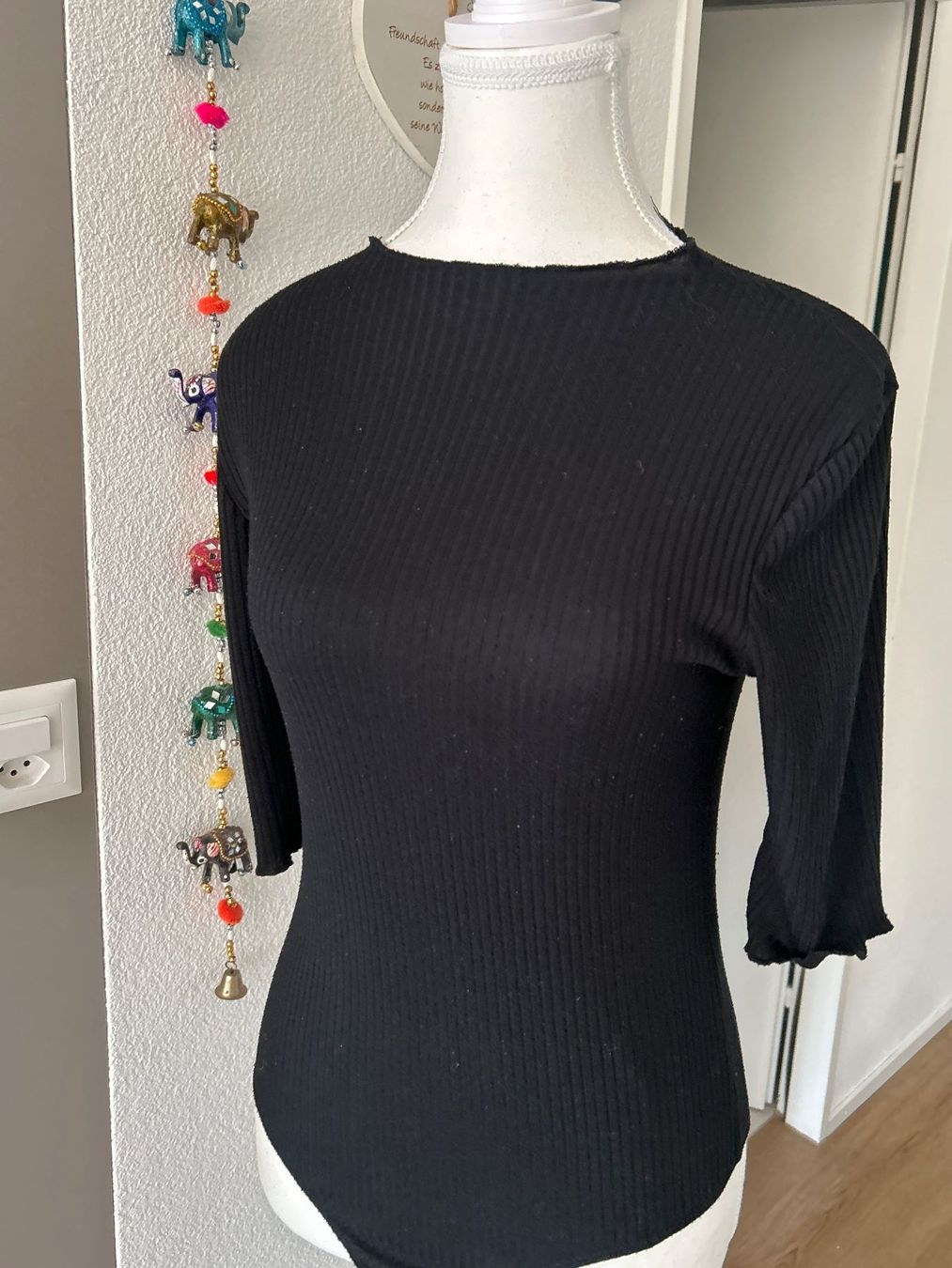 Altra biancheria intima: Langarmbody schwarz gerippt  von Vera Moda  Gr. M – Usato da Brunnen venduto da Nala2929 3