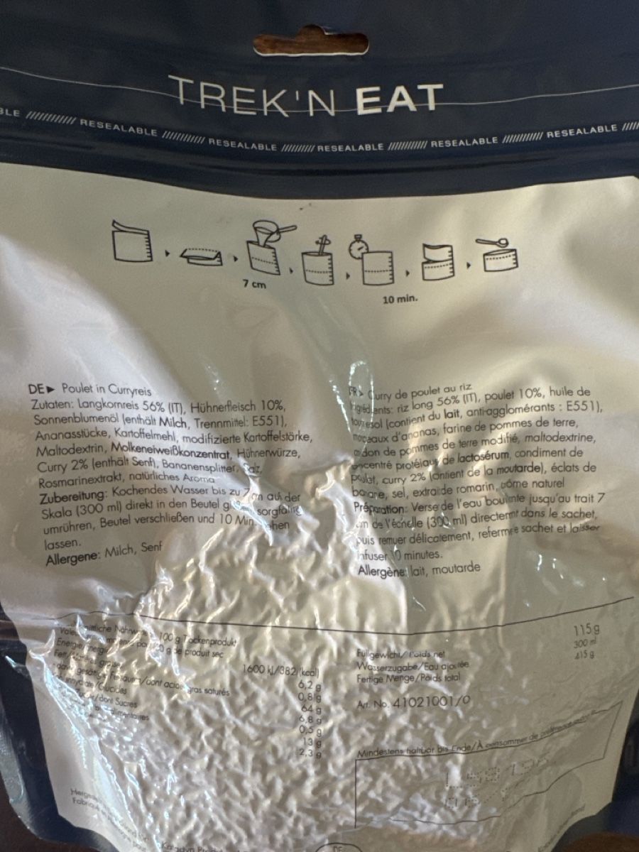 Trek Aliments & Spécialités: Trek'n Eat  – Neuf avec emballage d'origine à Bex par ArnaudAGV 4