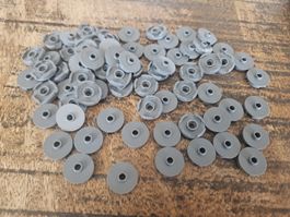 lego 18674 lot de 65 pièces Dark Bluish Gray Tile, Round