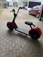 E-Scooter Rot Elektro-Roller mit Sitz guter Zustand