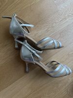 Diamant Tanzschuhe Silber Grösse 38 gebrauchter Zustand