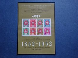 1952 Telegraphenblock einwandfrei wie verausgabt