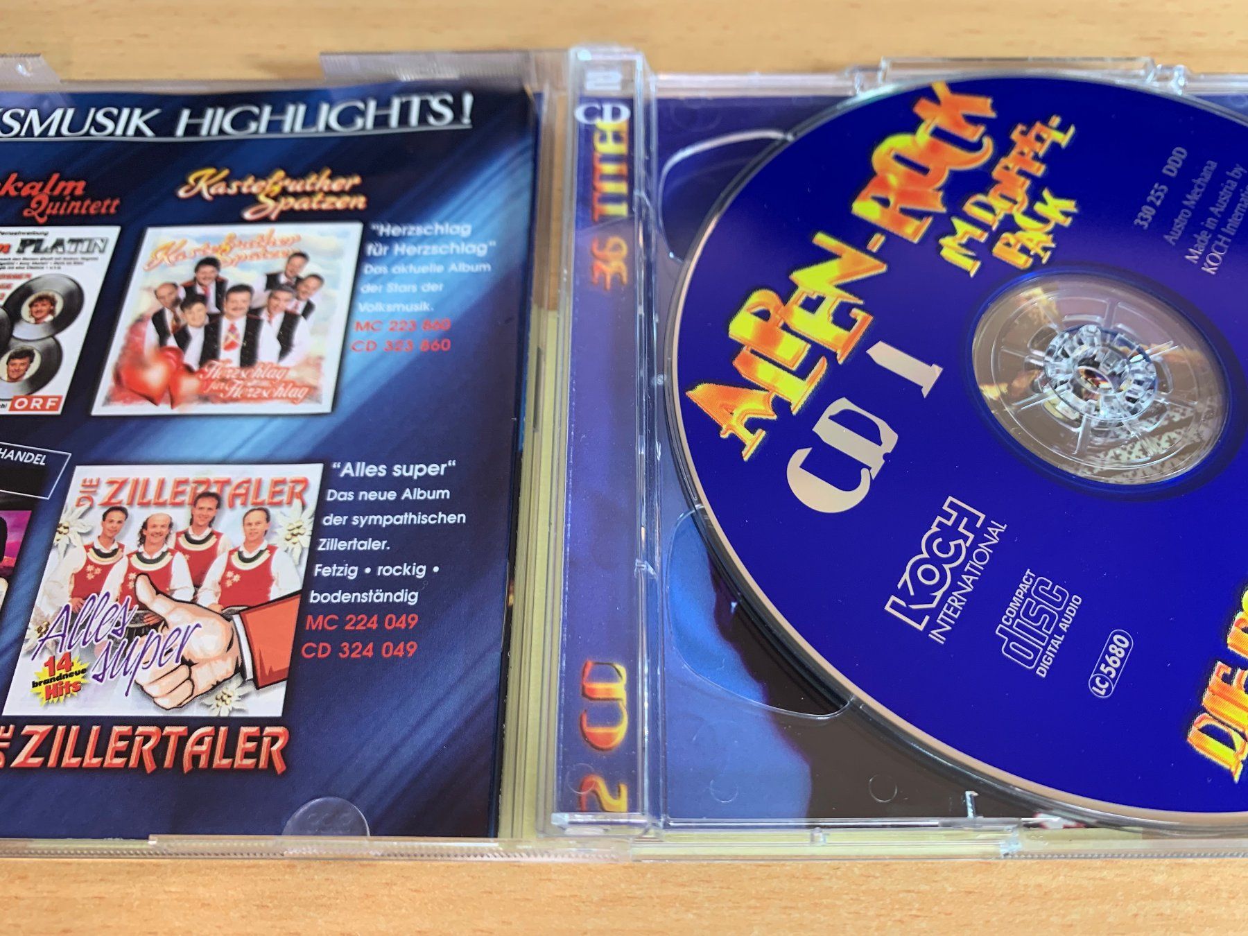CD: Various - Alpen-Rock - Im Doppelpack - 2 CD – Usato da Rikon im Tösstal venduto da Alpenmutz 2
