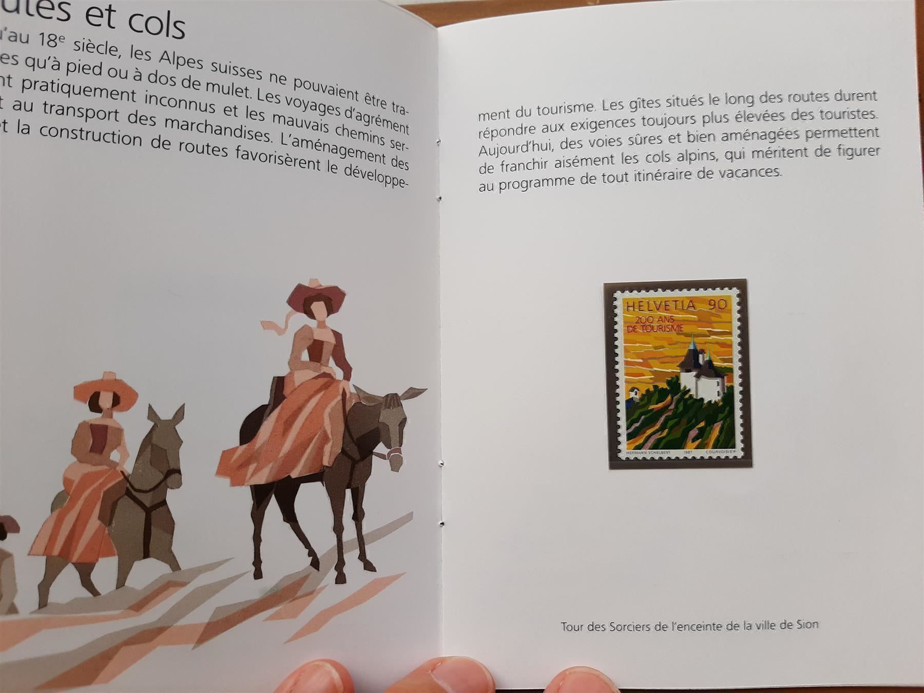 Tous les timbres: 1987 Tourismusbüchlein Postfrisch – Neuf (Voir description) à Affoltern am Albis par Andrezc 2