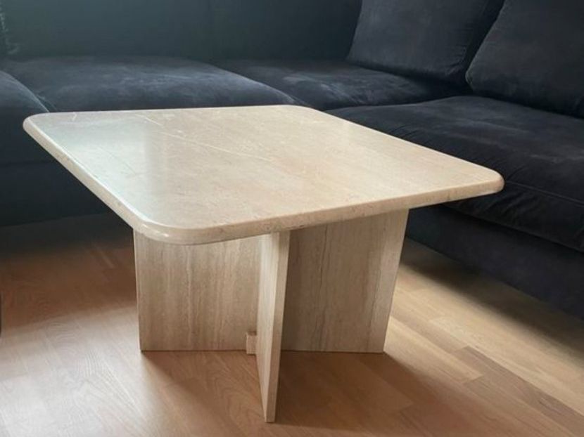 Tavoli: Travertin Couchtisch Sofatisch – Usato da Bern venduto da MiroWitzig