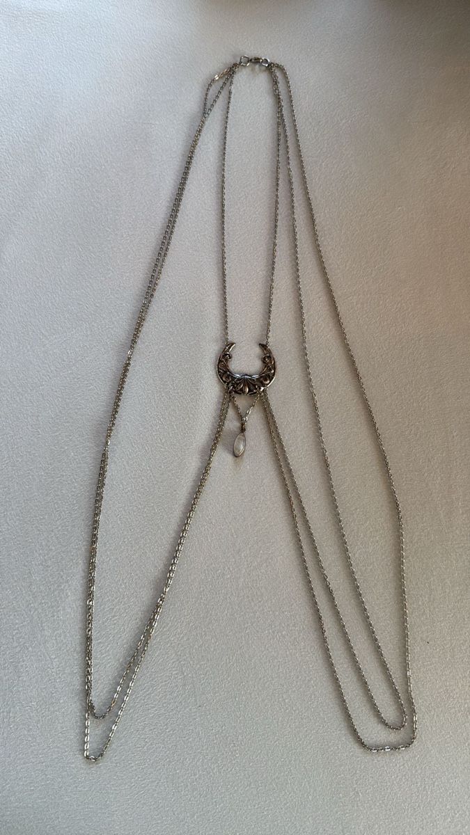 Catenine: Bodychain/Körperkette mit Regenbogen-Mondstein – Usato da Heiden venduto da Bettyk11. 1