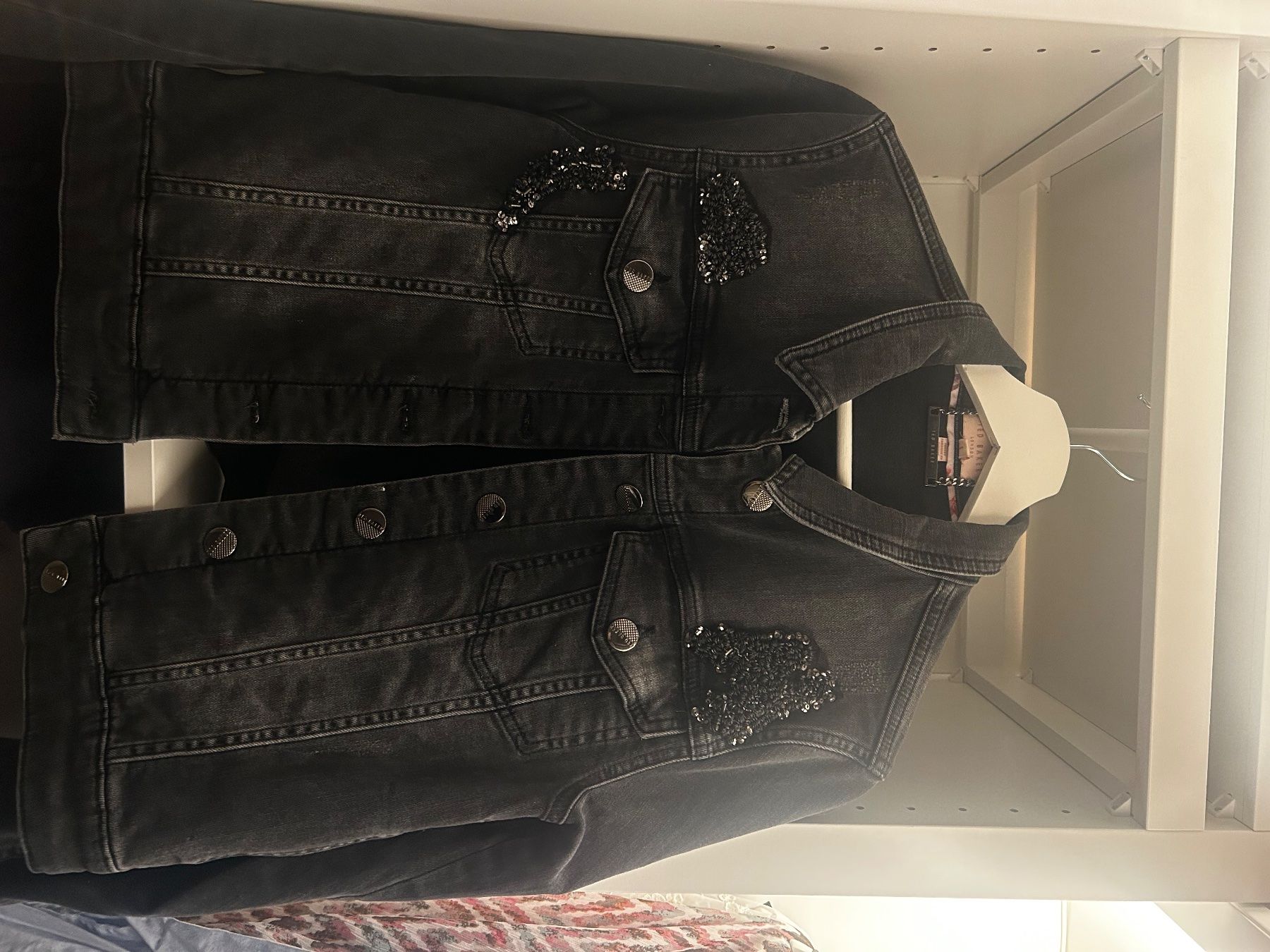 Ted Baker Giacche: Ted Baker Jeansjacke mit Glitzer – Usato da Spreitenbach venduto da jan_hsx9