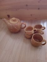 Handmade Teekrug mit Tassen NEU