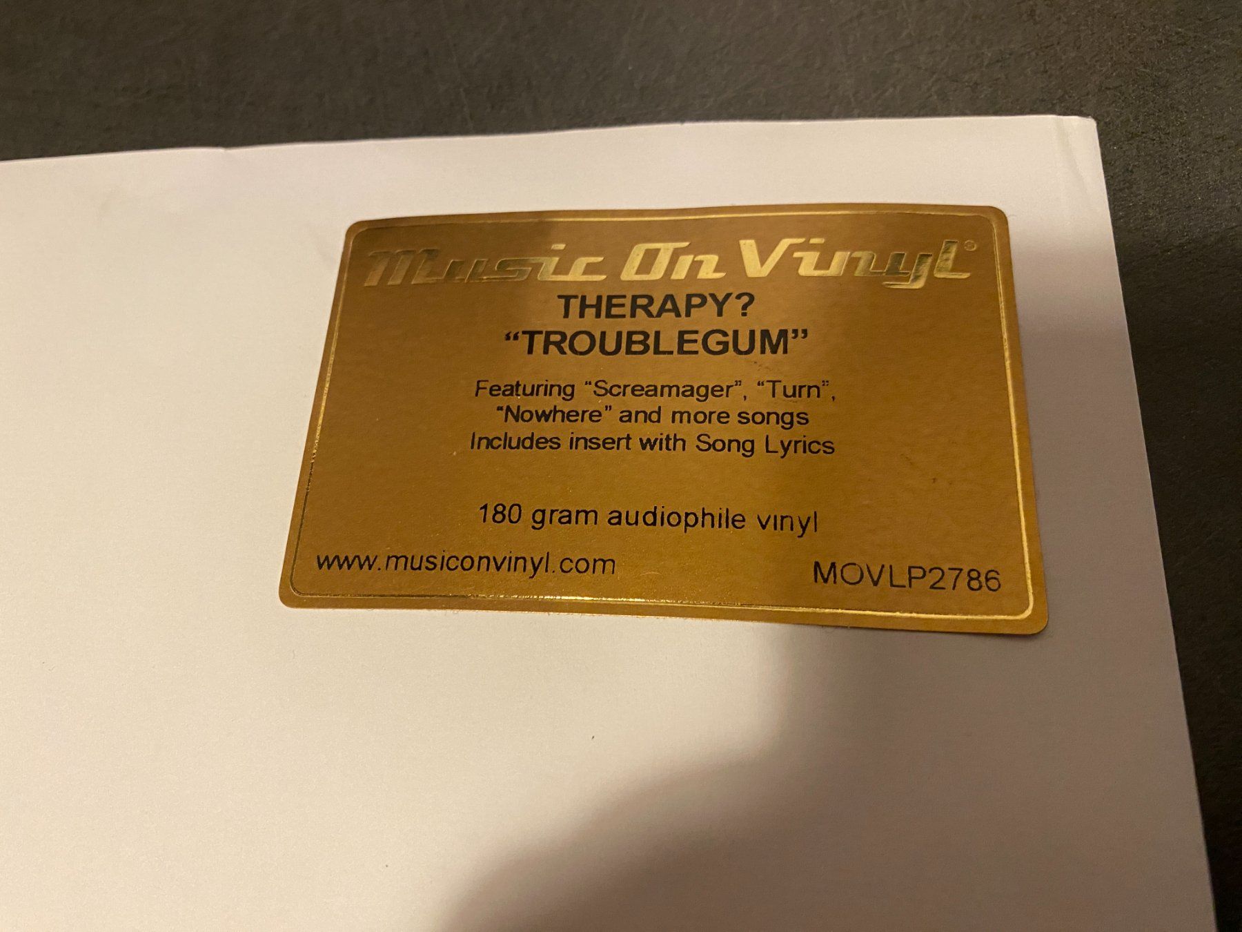 Dischi in vinile: Therapy? - Troublegum LP – Usato da Basel venduto da VinylLover68 3