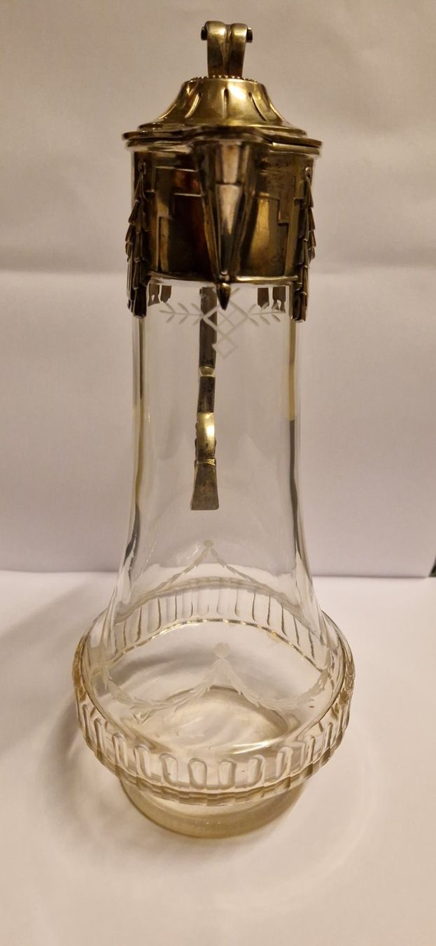 Karaffen: Antike Weinkaraffe 800 Silber, Karaffe um 1880 – Gebraucht aus Zürich von spin23 4