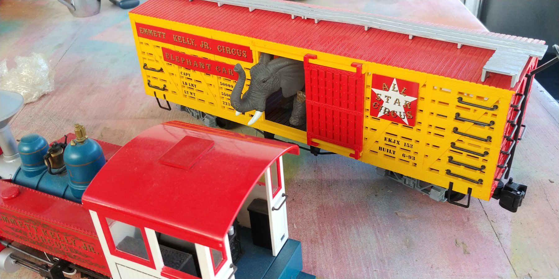 Modelleisenbahnen: kleiner Zirkuszug G – Gebraucht aus Waltenschwil von Ardnas007 1
