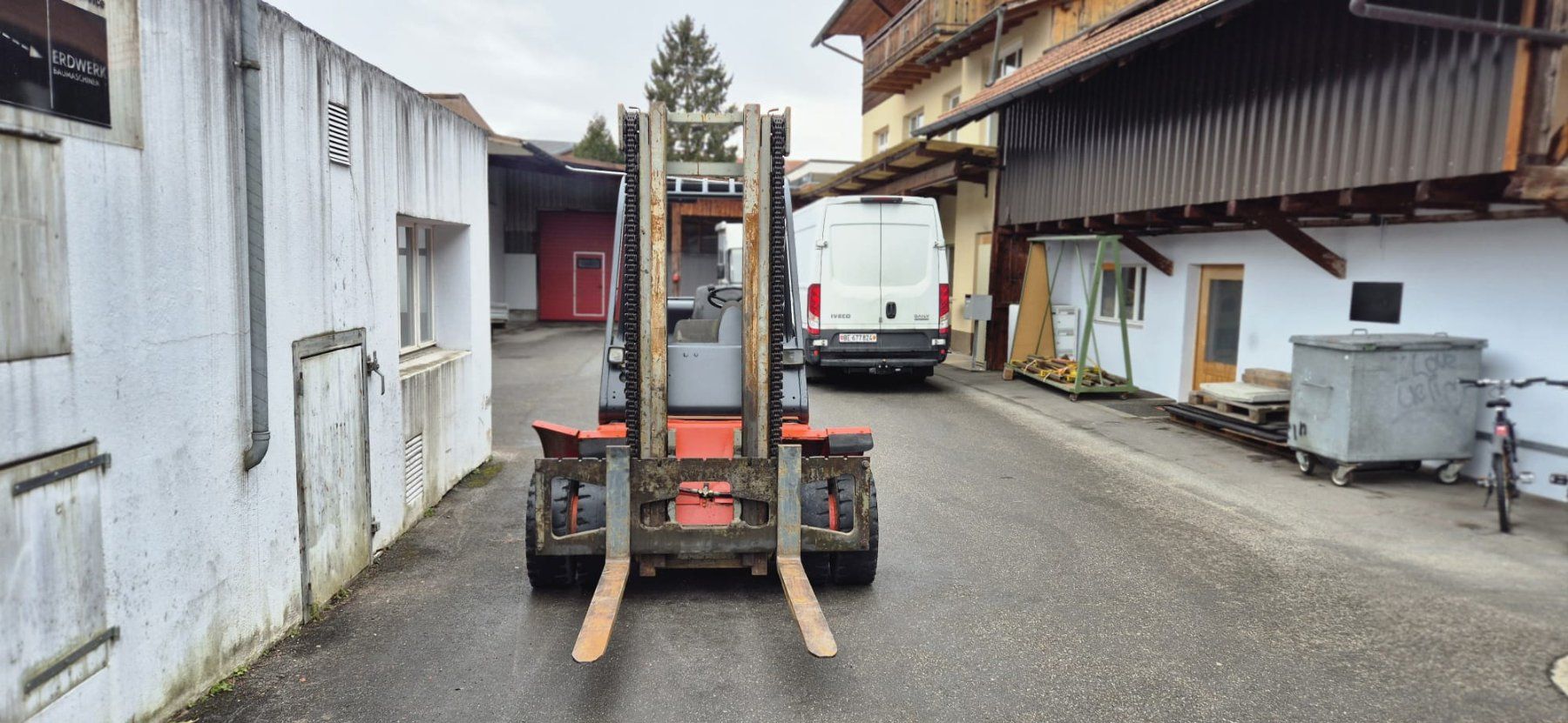 Linde Carrelli elevatori e a forche: Linde Stapler H40d mit Zwillingsbereifung – Usato da Ringgenberg BE venduto da mme_776b 2