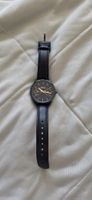 Fossil Uhr Lederarmband dunkelblau
