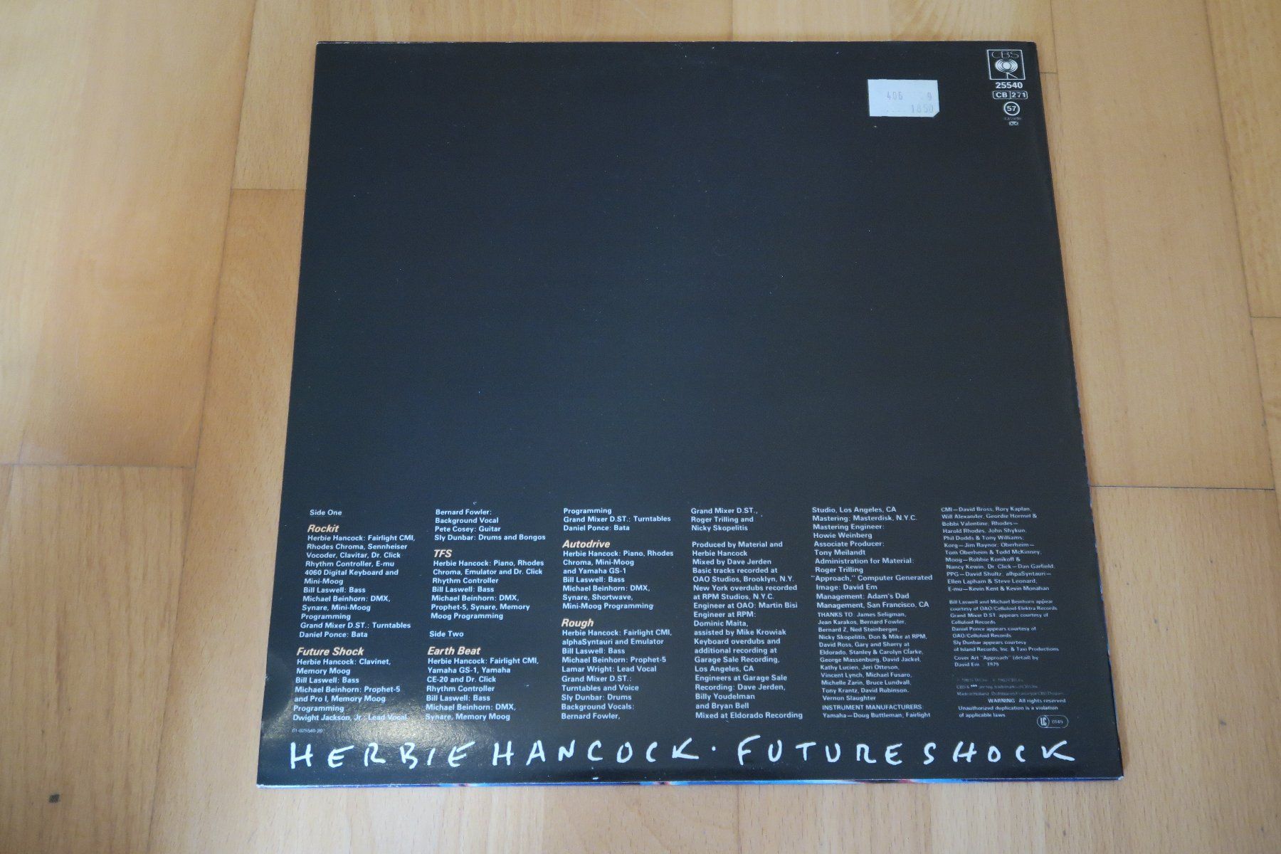 Dischi in vinile: Herbie Hancock – Future Shock – Usato da Thun venduto da Karibu70 1
