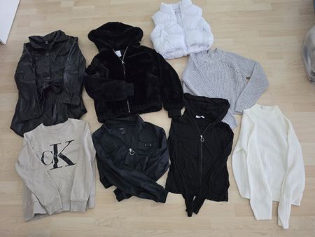 Jacken, Pullover, gr. XS, Berskha, CK, FBSister...