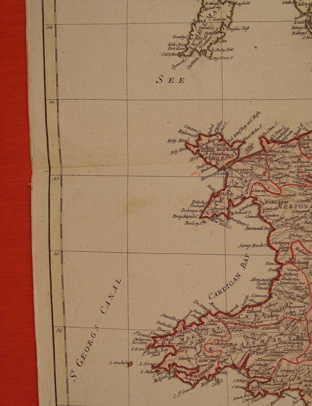 Cartine & Atlanti: ENGLAND, KUPFERSTICHKARTE 1796 – Usato da Grüningen venduto da Kartensammler 6
