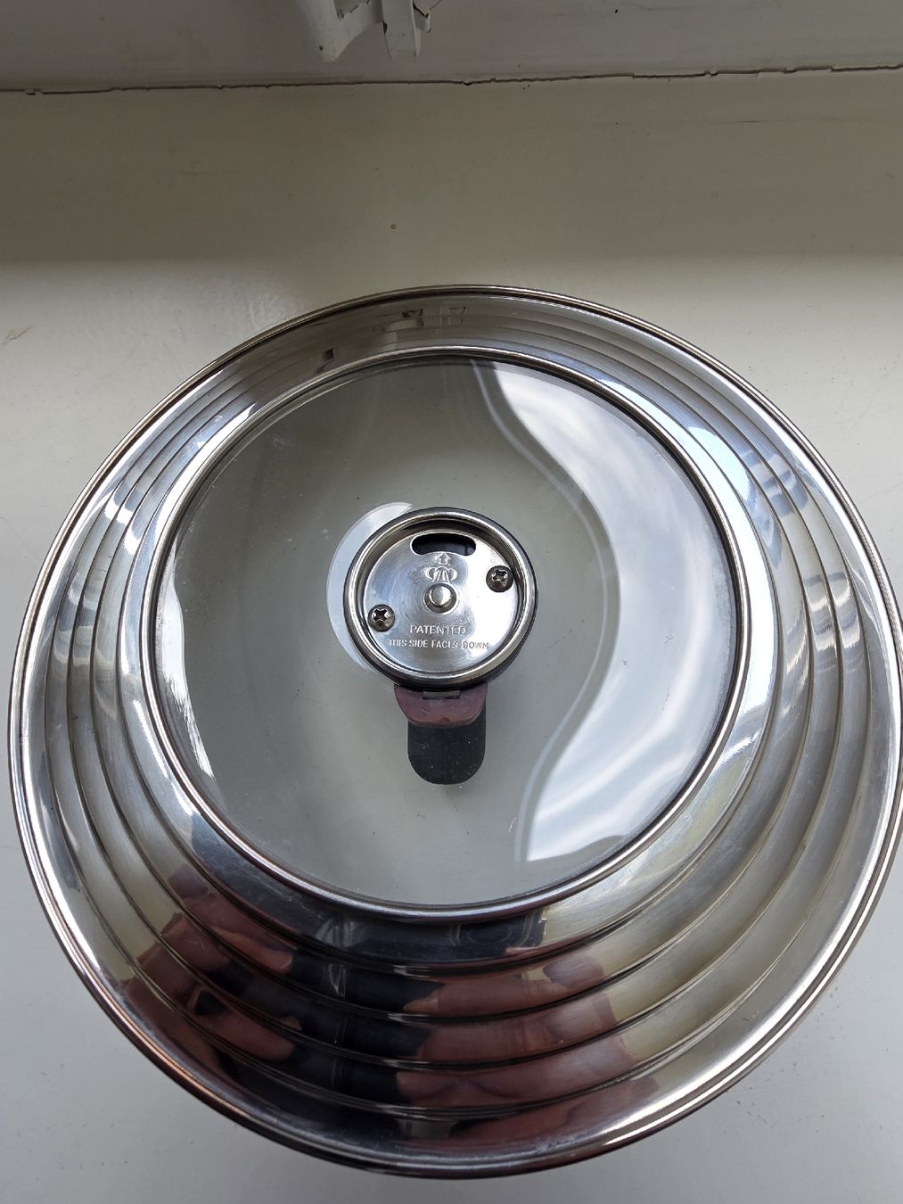 Padelle: Pfannendeckel aus Glas mit Ventil – Usato da Langenthal venduto da maietag 2