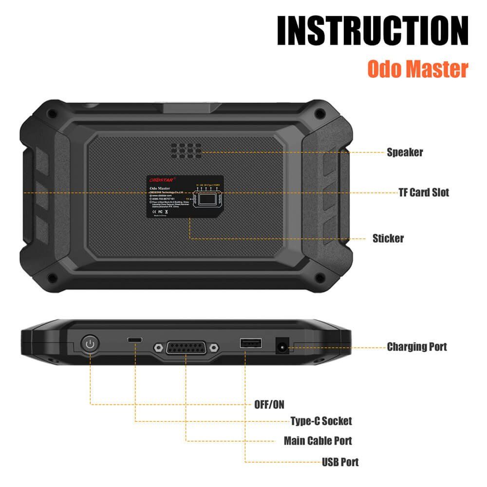 Tutti gli attrezzi: OBDSTAR ODOMASTER EU Version Cluster Kalibrierung/OBDII – Nuovo e nell'imballaggio originale da Malans GR venduto da BUYBEST-Schweiz 1
