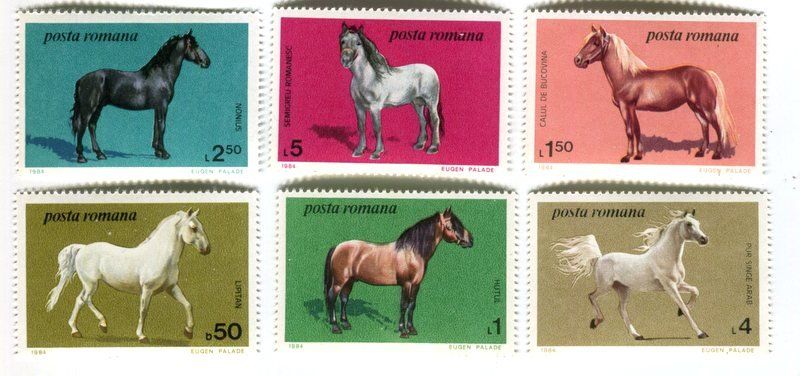 Alle Briefmarken: Briefmarken "Pferde". Rumänien – Neu und originalverpackt aus Basel von Butsch5