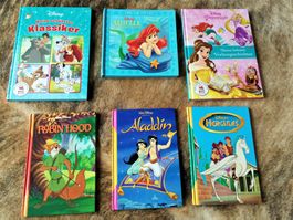 Kinderbücher 6 Set Disney, Arielle, Herkules, Robin Hood