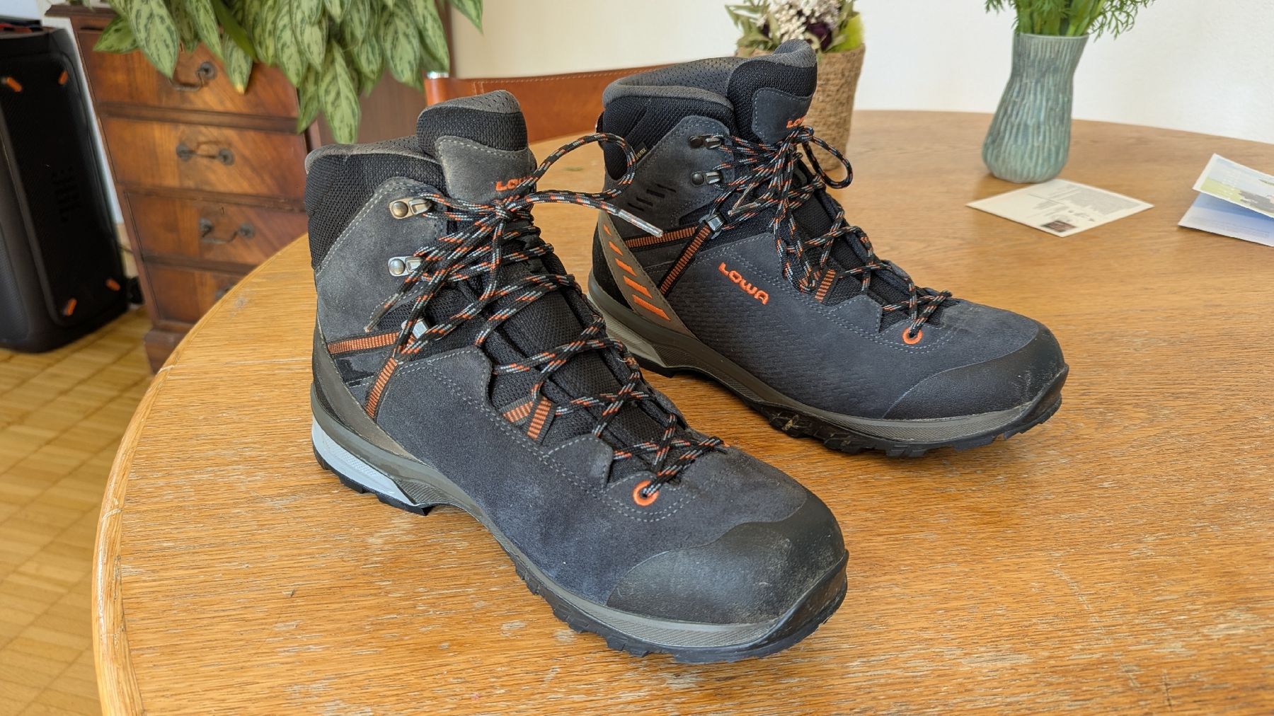 Lowa Herrenschuhe: LOWA Wanderschuhe Gr. 46 Grau – Gebraucht aus Zürich von seb_6568