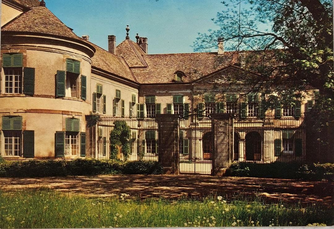Ansichtskarten: COPPET  -  Le Château vu de la terrasse du parc – Gebraucht aus Delémont von Domdom1