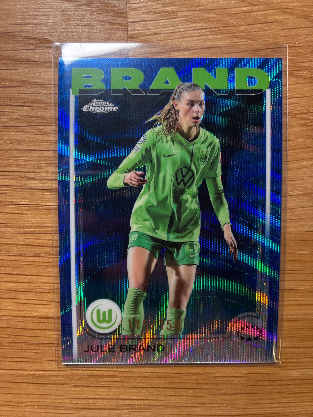 Topps Carte collezionabili: Topps Chrome Jule Brand Wolfsburg /150 – Usato da Wangenried venduto da Garagara