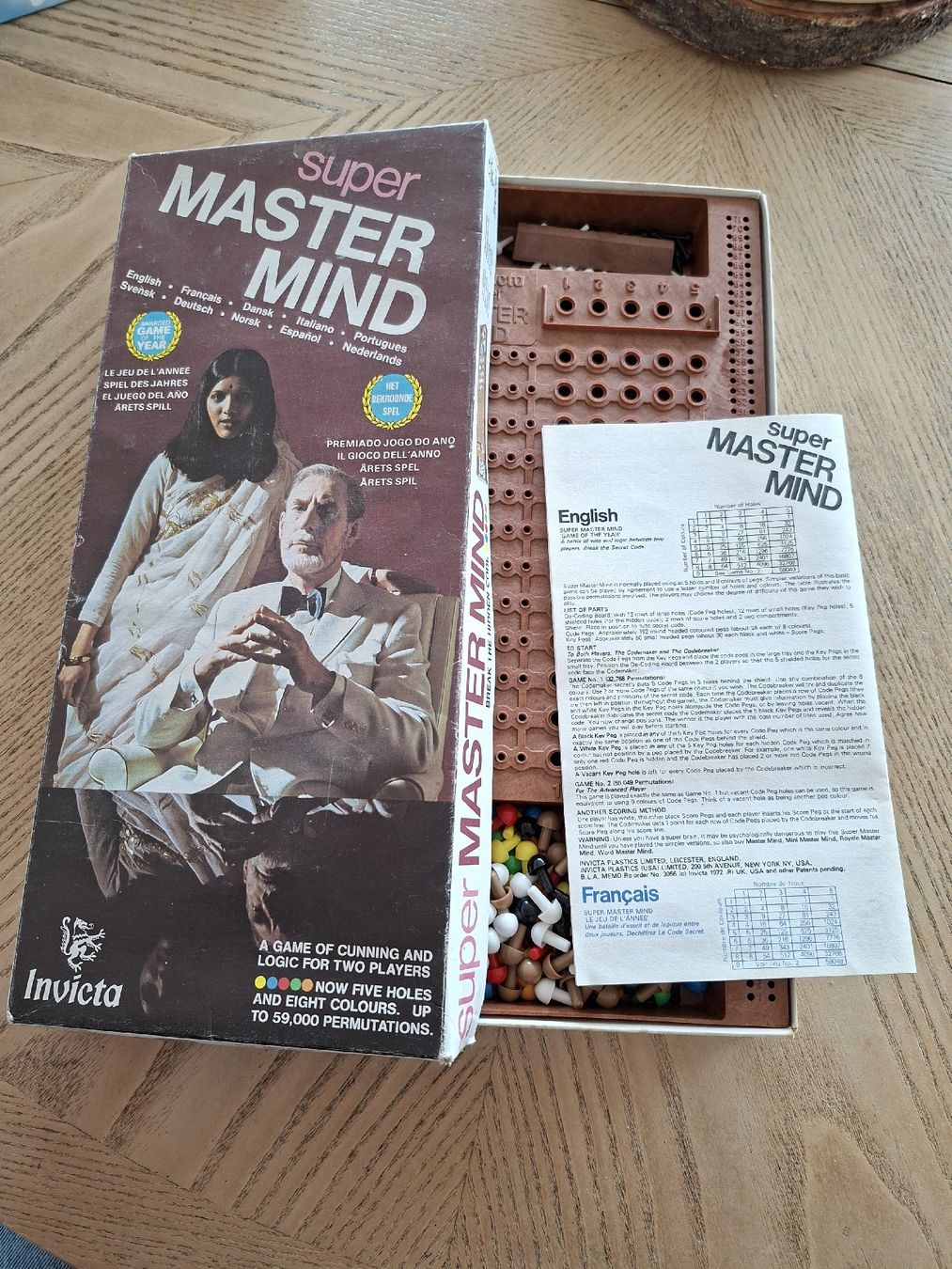 Invicta Giochi: Super Master Mind jeu de société Invicta vintage 1975 – Usato da Evilard venduto da emi_r6cd 1