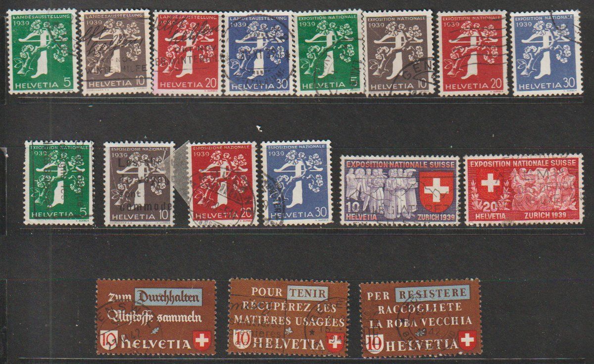 Tous les timbres: Timbres Suisse – D'occasion à Crans-Montana par kira56 2
