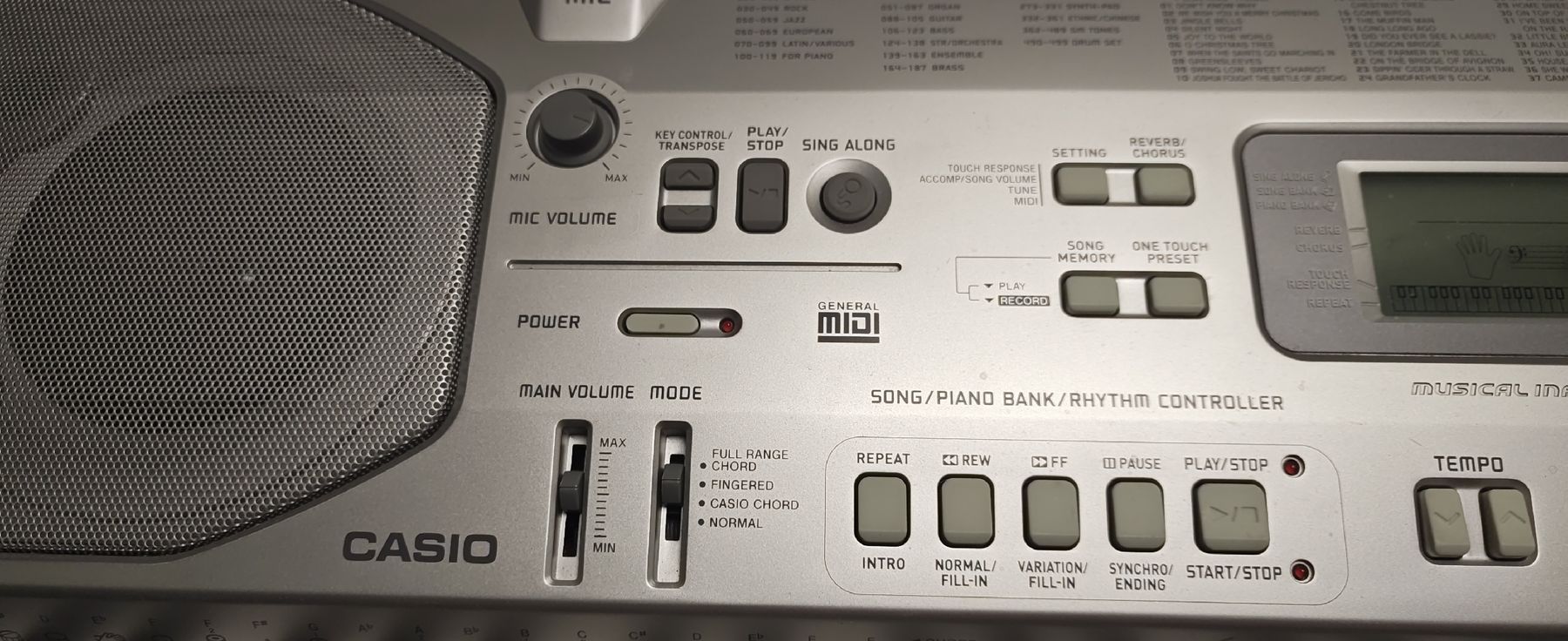 Casio Strumenti musicali: Keyboard von Casio CTK-800. (nov767) – Usato da Künten venduto da Schnaepplihuus 3