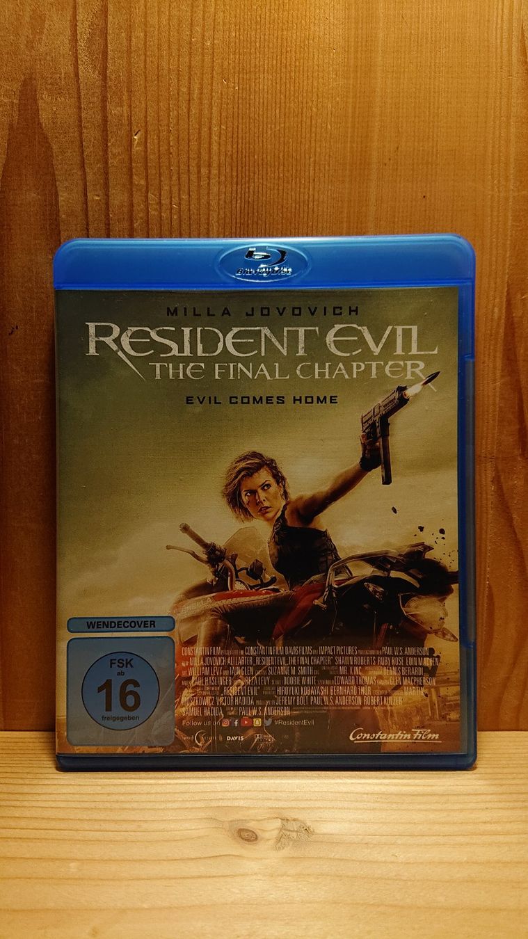 Tutti i DVDs: RESIDENT EVIL The Final Chapter auf Blu-Ray – Usato da Wilderswil venduto da Exebub