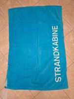 mobile Strandkabine in türkis