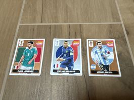 Panini ExtraSticker WM26 Messi&Jimenez Bronze,MBappe Silber