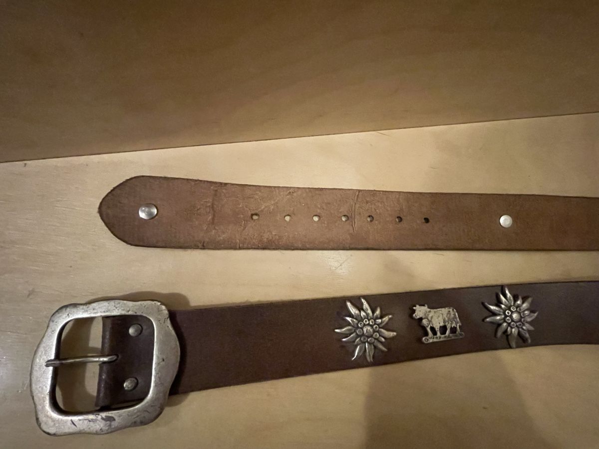 Cinture: Appenzeller Chüeli-Gürtel , Leder, braun – Usato da Uster venduto da jelk 4