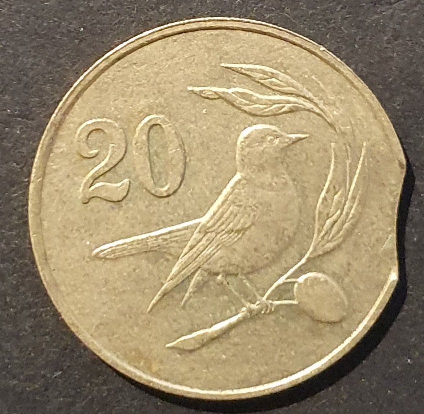 Tutti le monete: 20 Cents 1983 Zypern Zainende – Usato da Egerkingen venduto da Acc1