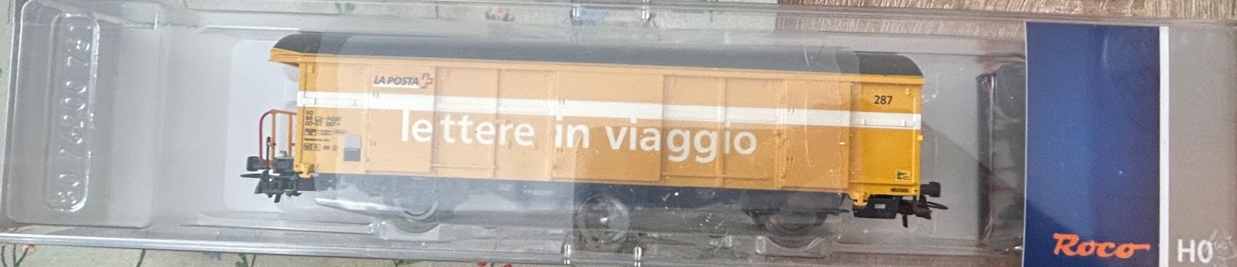 Märklin Modellini di ferrovie: H0/DC Roco Postwagen 287 – Nuovo (secondo la descrizione) da Belp venduto da AEMA-Modellbau