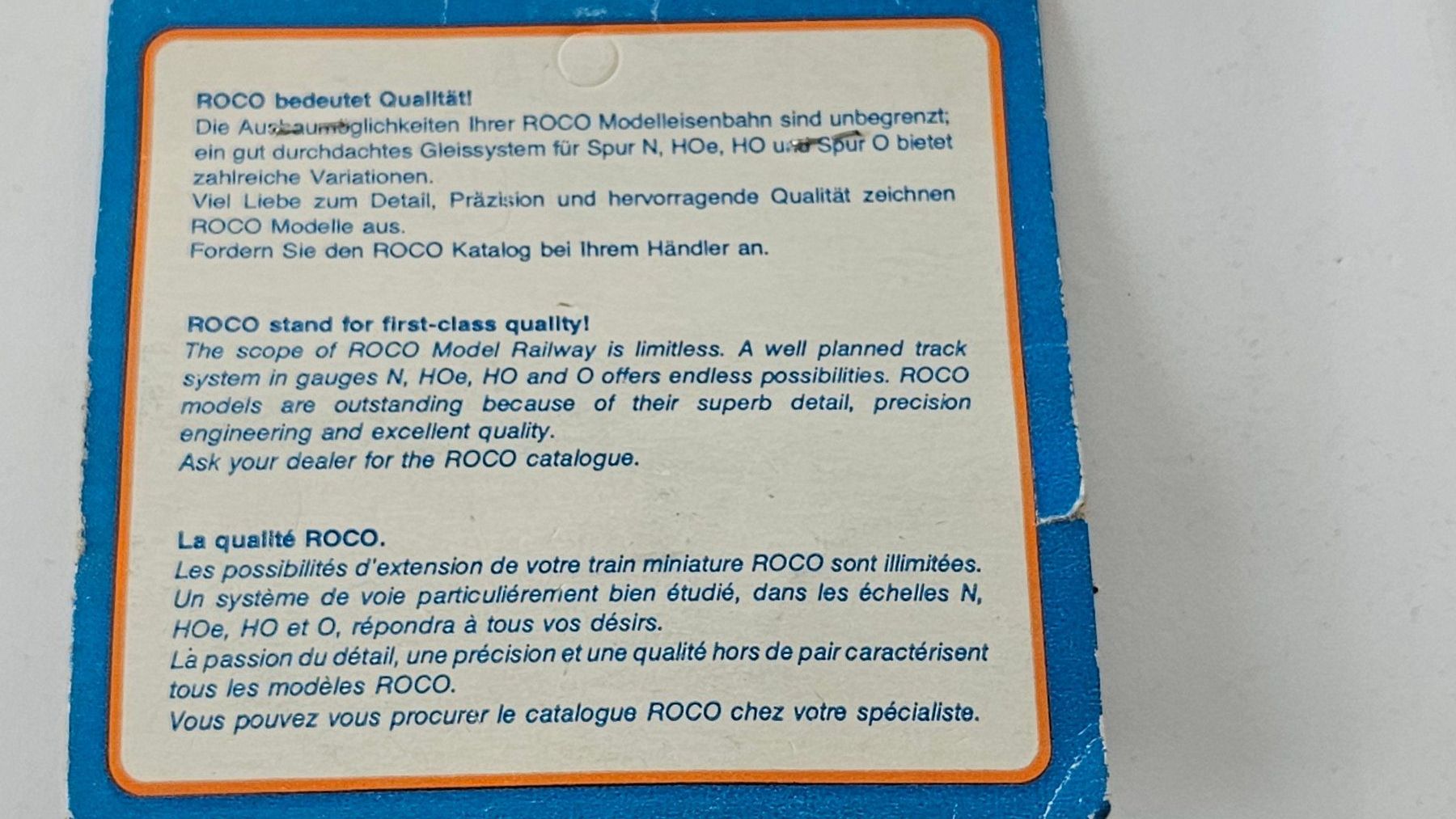 Roco Modellini di ferrovie: ROCO (Weichenum)-Schalter 0901S – Nuovo (secondo la descrizione) da Granges-Paccot venduto da Wodli 3