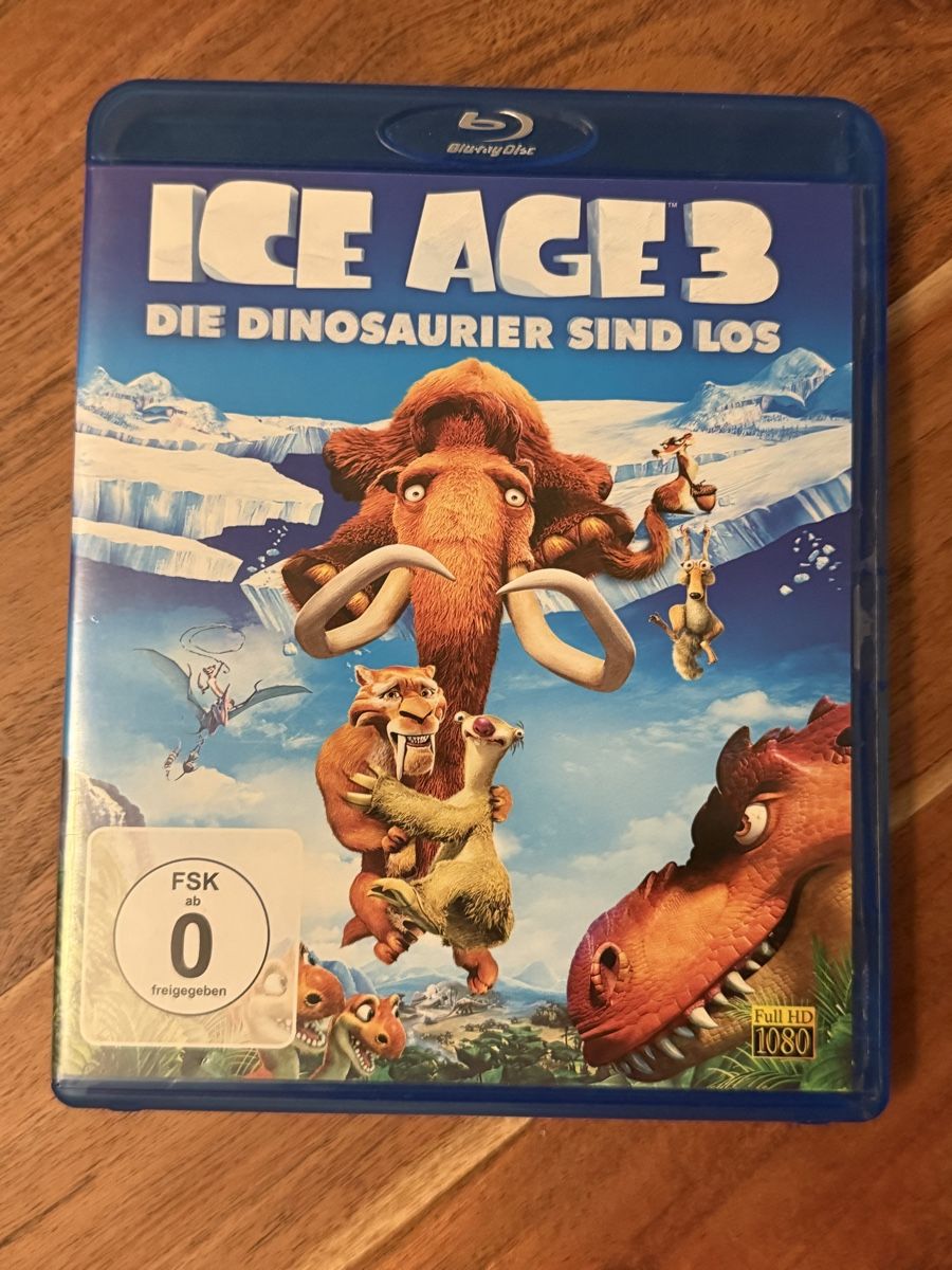 Tutti i DVDs: Ice Age 3 - Die Dinosaurier sind los, Blu-ray – Usato da Basel venduto da zukk_