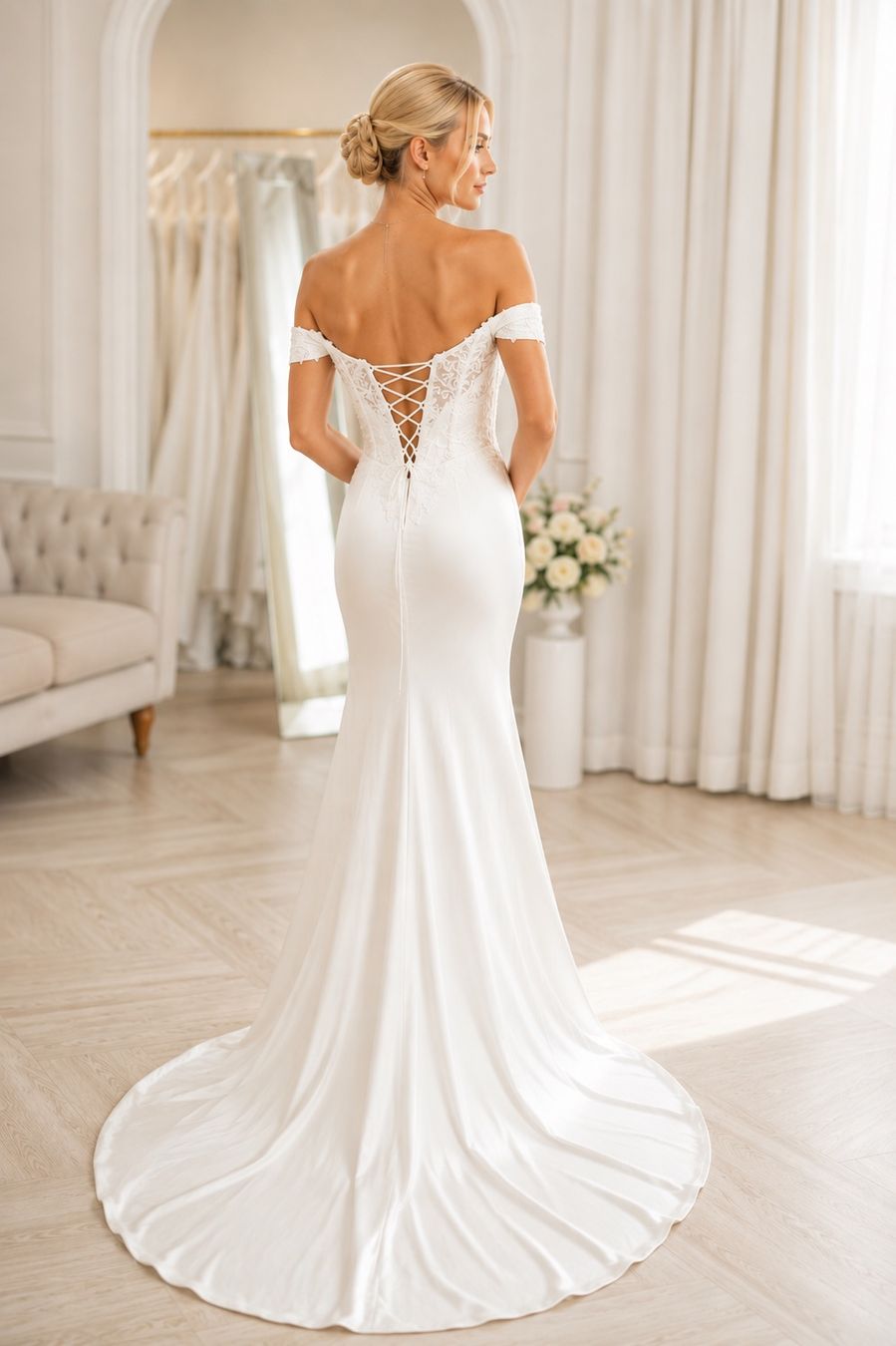 Kleider: Brautkleid mit Corsage – Größe S – Gebraucht aus Kastanienbaum von swi_8n56 1