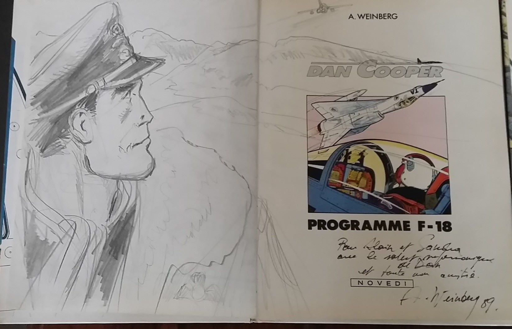 Comics: BD Dan Cooper A. Weinberg signé, dessin original, daté – Gebraucht aus Epagny von Kariba 5