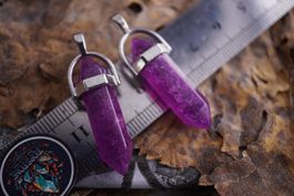 Pink Quarz Spitzen Anhänger 2 Stück  Rausverkauf