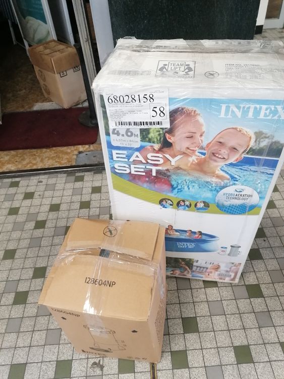 Intex Schwimmbad: Piscine Intex Easy Set 4,57m x 84cm neuve – Neu und originalverpackt aus Genève von Qanil77 8
