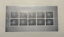 Briefmarken Bogen CERN 1954-2004 gestempelt 10 Stück