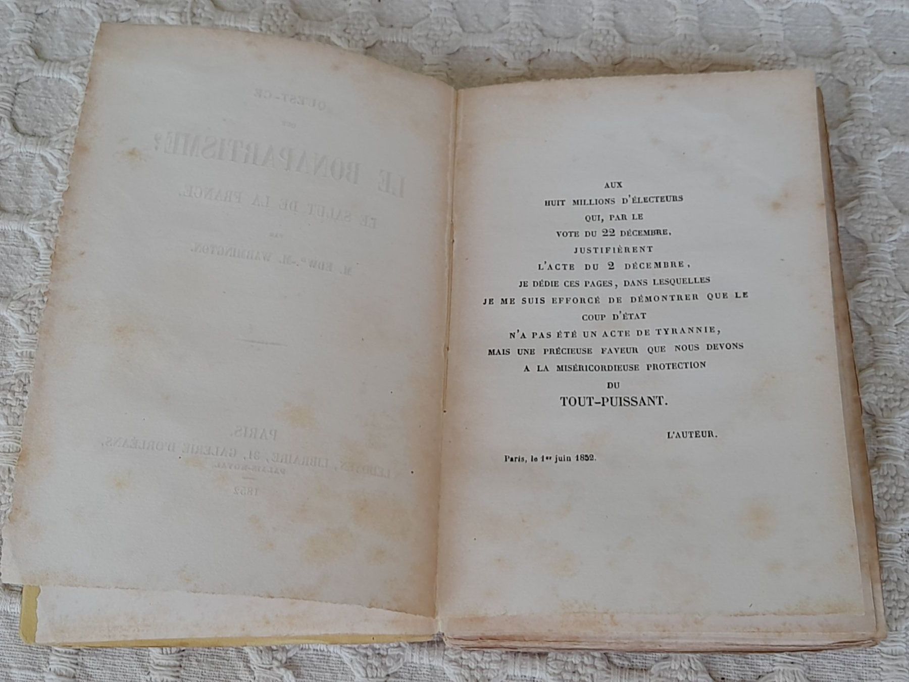 Livres: Le Bonapartisme Paris 1852 – D'occasion à Thun par JeJoe 5